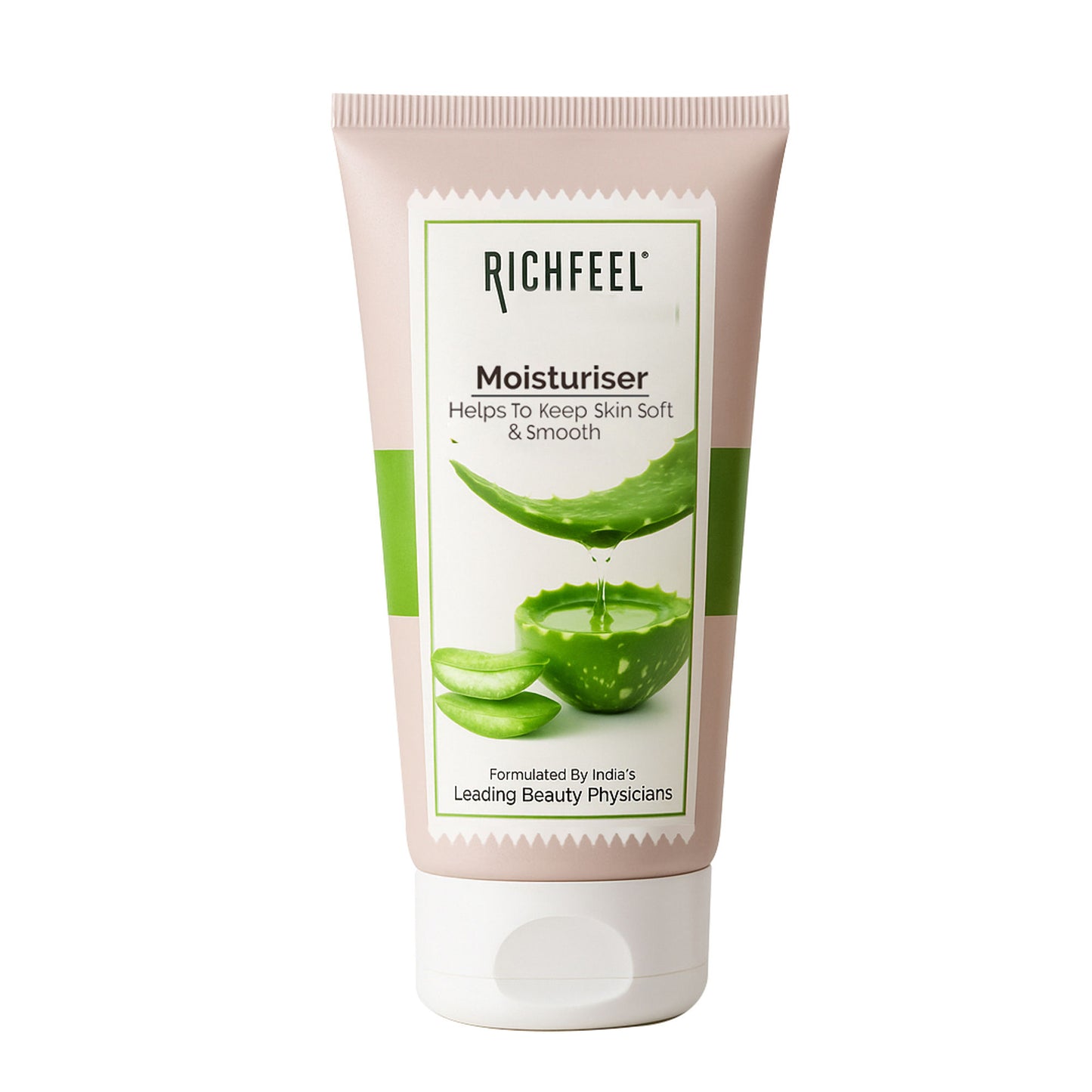 Richfeel Aloe Moisturizer-Lightweight & Hydrating, Non-Sticky, Absorbs Instantly, For All Skin Types