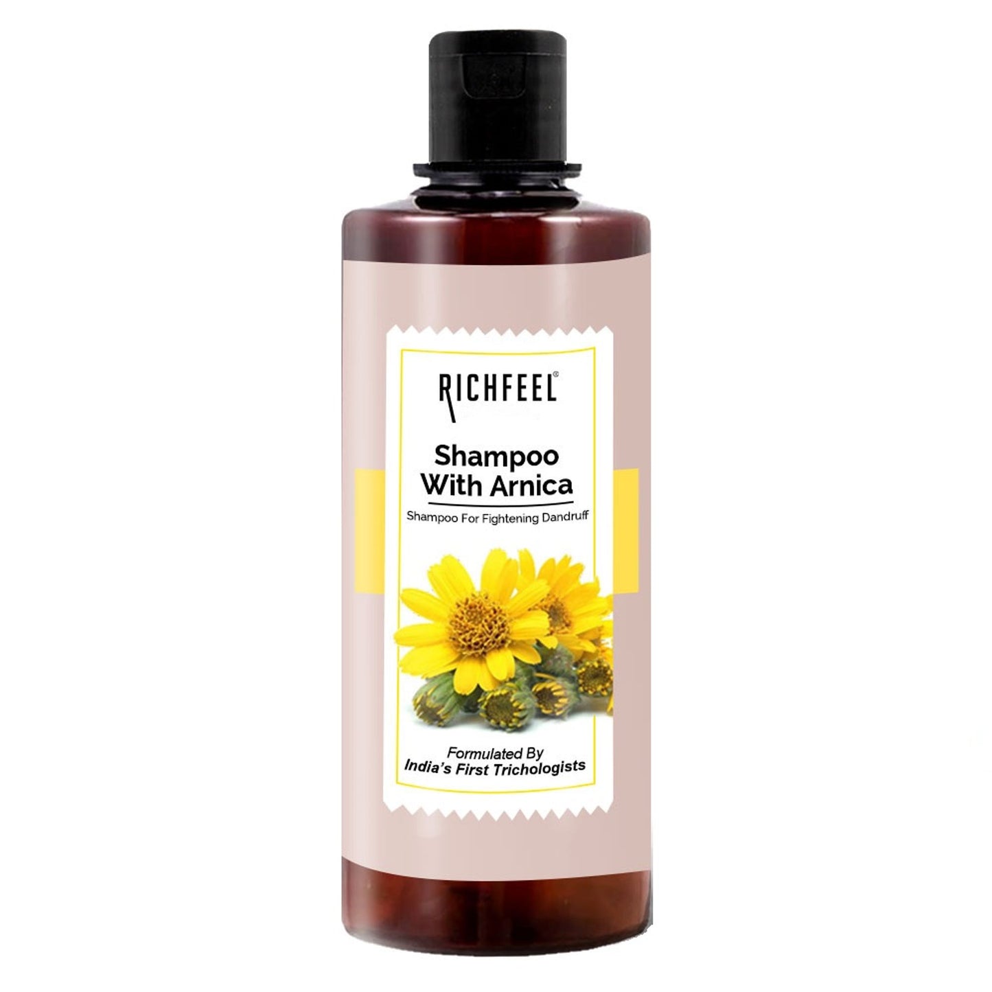 Richfeel Arnica Anti-Dandruff Shampoo - Clears Flakes, Relieves Oil, Soothes Itching
