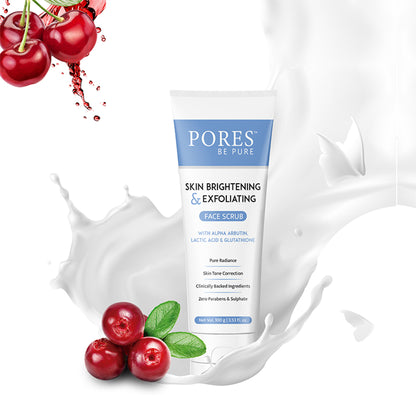 Pores Be Pure Skin Brightening & Exfoliating Face Scrub