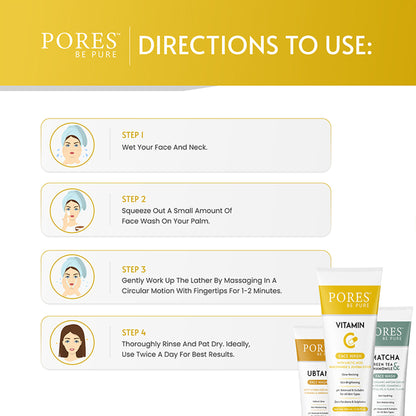 Pores Be Pure Vitamin C Face Wash For Dark Spot