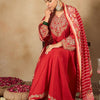 Dhiyona IE Women Ethnic Motifs Embroidered Empire Kurta with Trousers & Dupatta