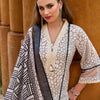 Dhiyona IE Women Printed Regular Thread Work Pure Cotton Kurta with Trousers & With Dupatta