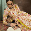 Dhiyona IE Women Floral Printed Pleated Pure Cotton Kurta with Trousers & With Dupatta