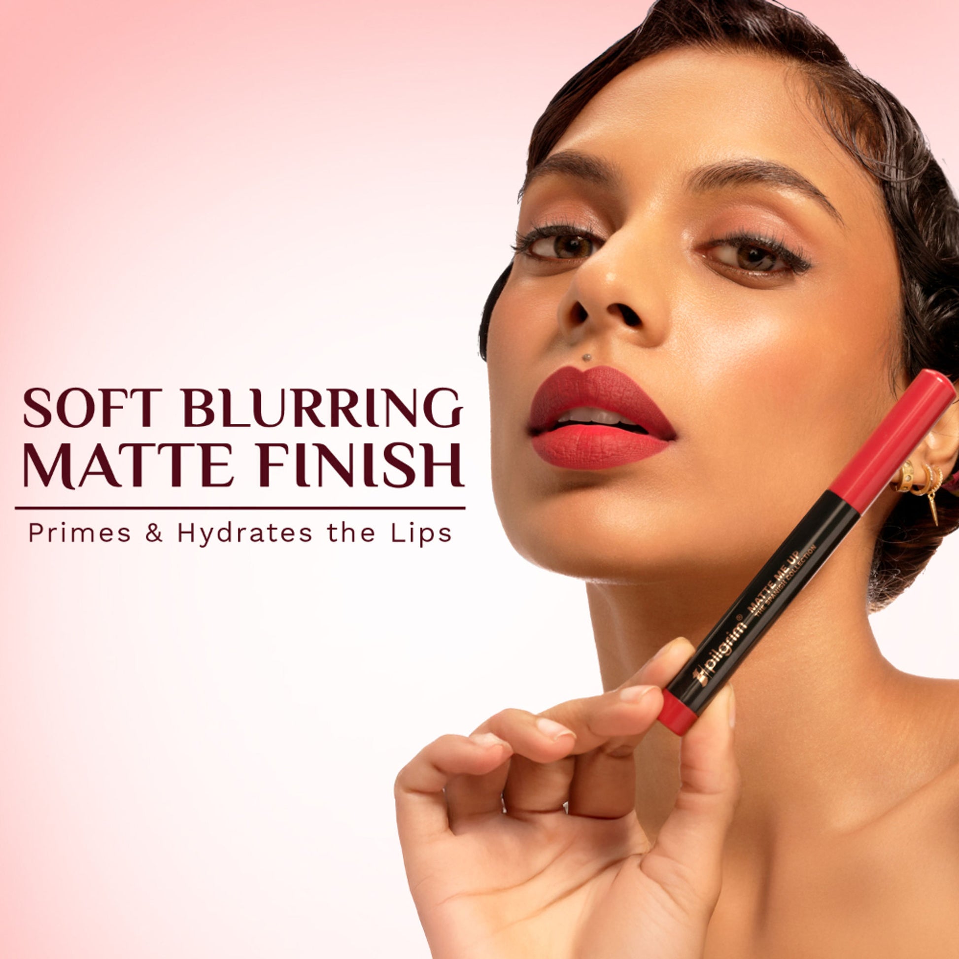 Pilgrim The Spanish Collection Matte Me Up Lip Crayon - 12 Rose Play