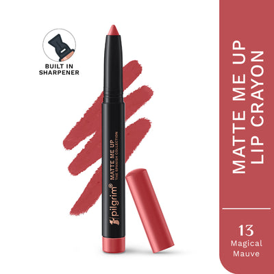 Pilgrim The Spanish Collection Matte Me Up Lip Crayon - 13 Magical Mauve