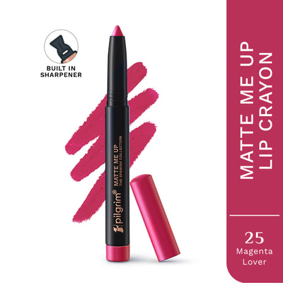 Pilgrim The Spanish Collection Matte Me Up Lip Crayon - 25 Magenta Lover