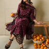 Dhiyona IE Floral Printed V Neck Pure Cotton Kurta With Salwar & Dupatta
