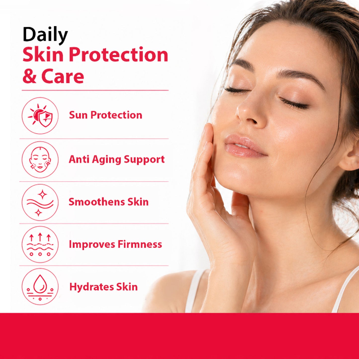 DERMISTRY Anti Ageing Collagen Retinol SPF 30 Moisturizer Day Face Cream For Aging Wrinkles Repair