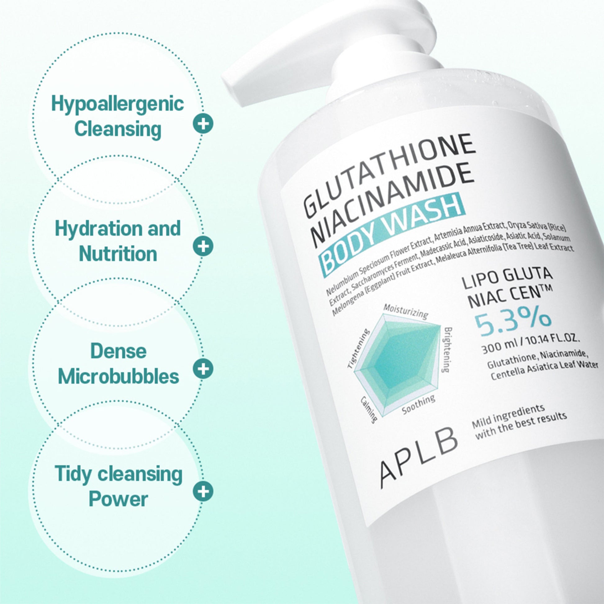 APLB Glutathione Niacinamide Body Wash
