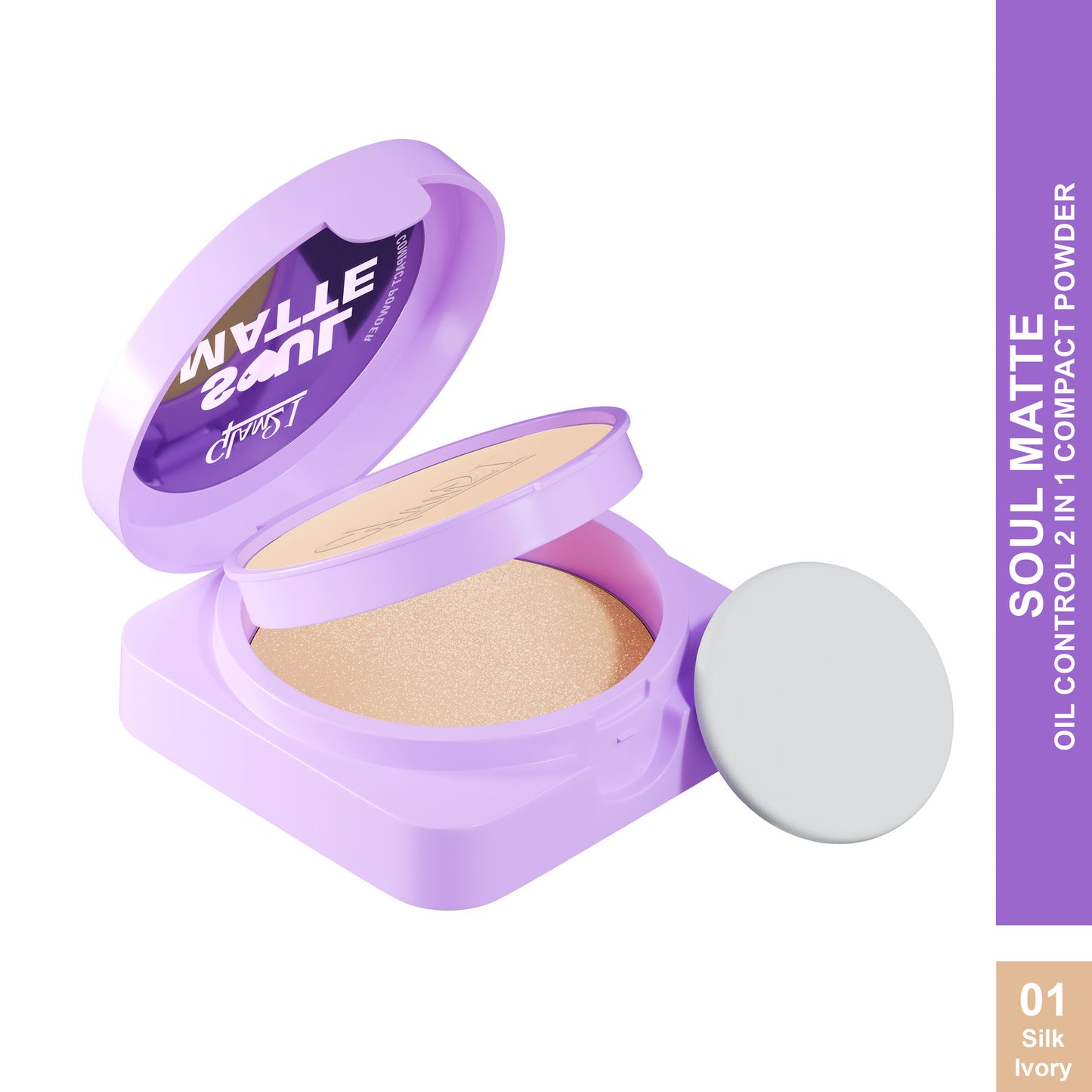 GLAM21 Soul Matte Compact - Silk Ivory