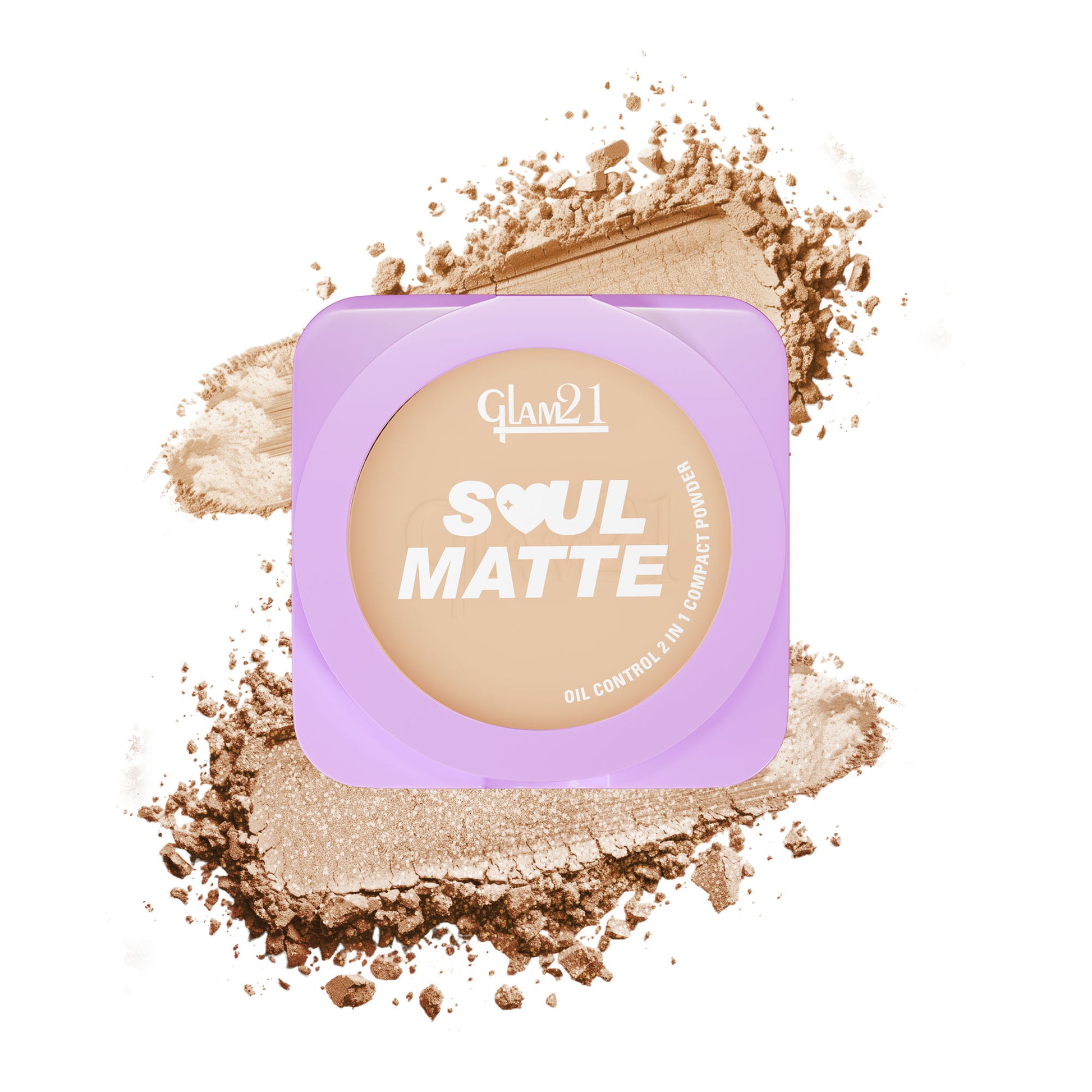 GLAM21 Soul Matte Compact - Honey Beige