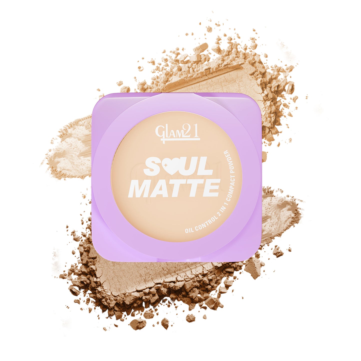 GLAM21 Soul Matte Compact - Soft Vanilla