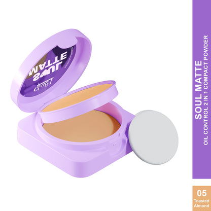GLAM21 Soul Matte Compact - Toasted Almond