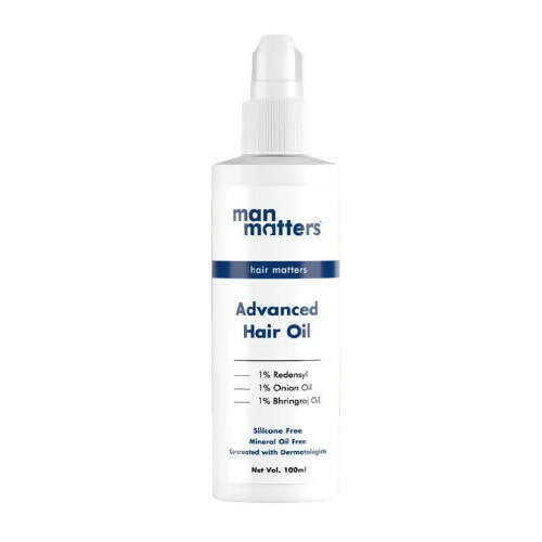 Man Matters Advanced Hair Oil With Redensyl, Onion Oil, Bhringraj, With No Side Effects