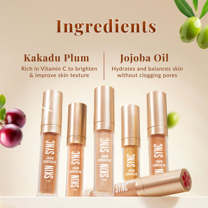 Olivia Skin Sync Liquid Concealer - Sunshine Beige 02