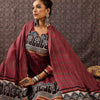 Dhiyona IE Women Floral Printed Regular Sequinned Pure Cotton Kurta with Trousers & With Dupatta