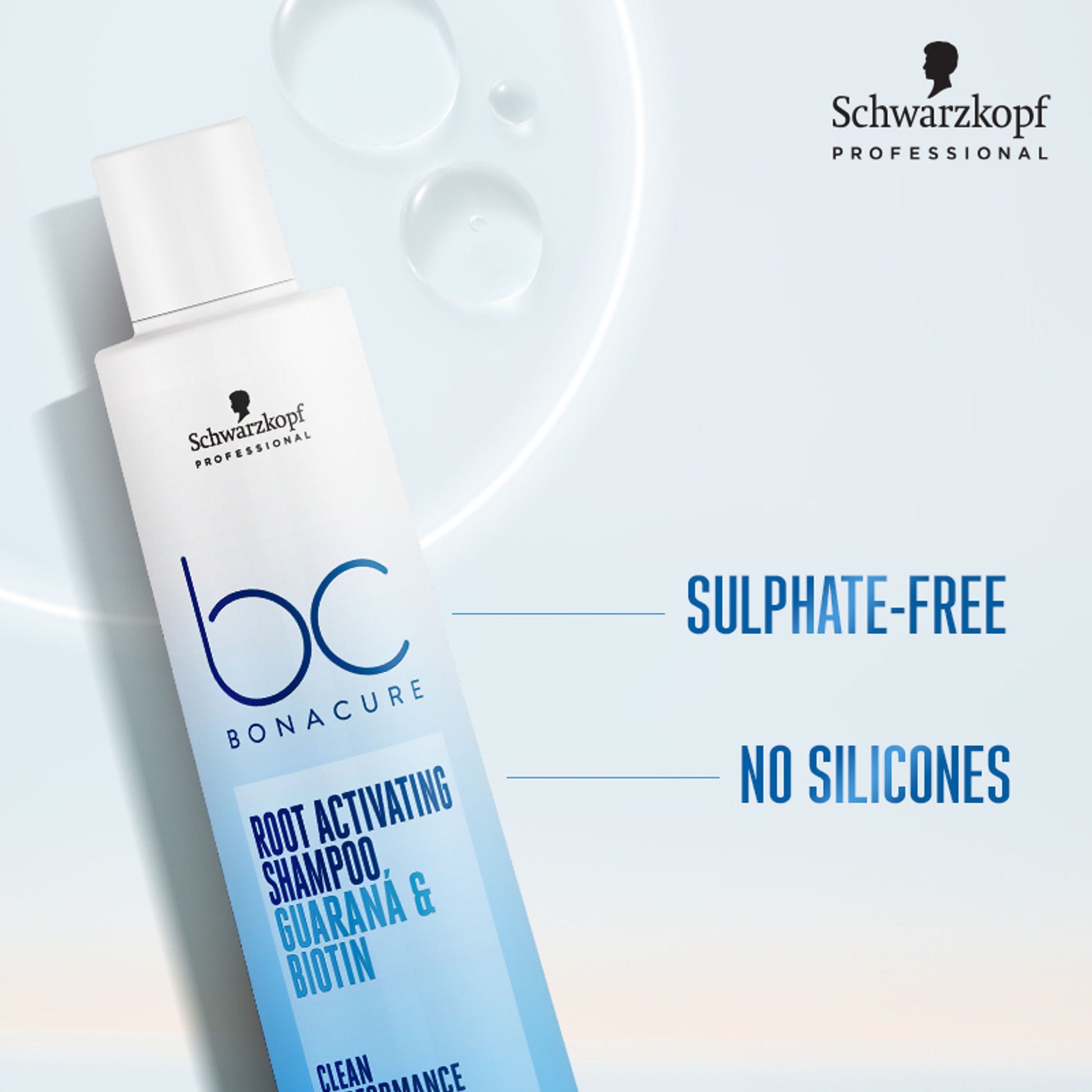 Schwarzkopf Professional Bonacure Root Activating Shampoo For Thinning Hair| Biotin & Guarana