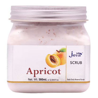 Jeva Apricot Body Scrub - Exfoliating & Dark Spot Reducing Gel for Radiant Skin