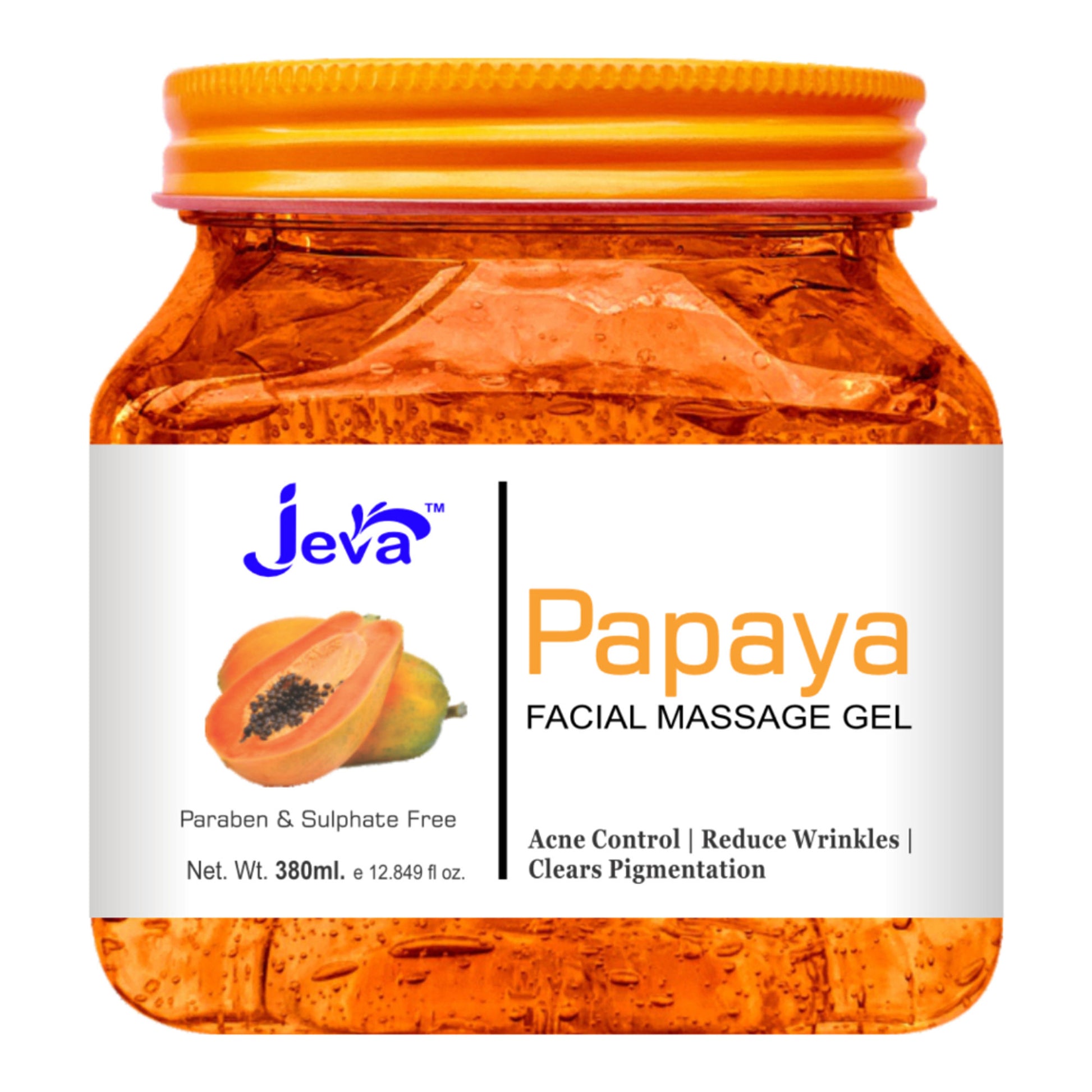 Jeva Papaya Gel Acne Control Reduces Wrinkles and Clears Pigmentation