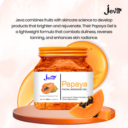 Jeva Papaya Gel Acne Control Reduces Wrinkles and Clears Pigmentation