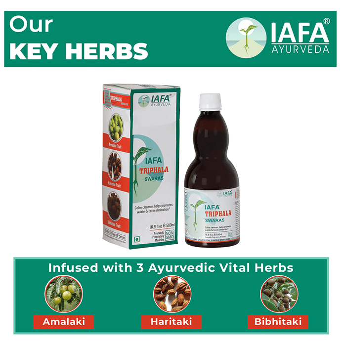 Iafa Ayuveda Triphala Swaras Syrup