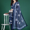Dhiyona IE Floral Printed Regular Pure Cotton Kurta with Trousers & Dupatta