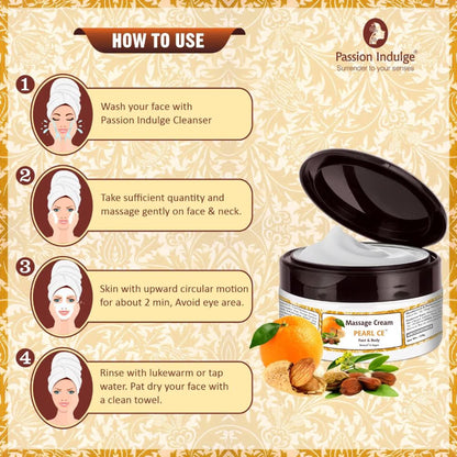 Passion Indulge Orange Massage Cream For Face & Body