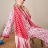 Dhiyona IE Women Floral Printed Regular Pure Cotton Kurta with Trousers & With Dupatta