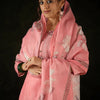 Dhiyona IE Women Floral Embroidered Regular Thread Work Chanderi Silk Kurta with Trousers & With Dupatta