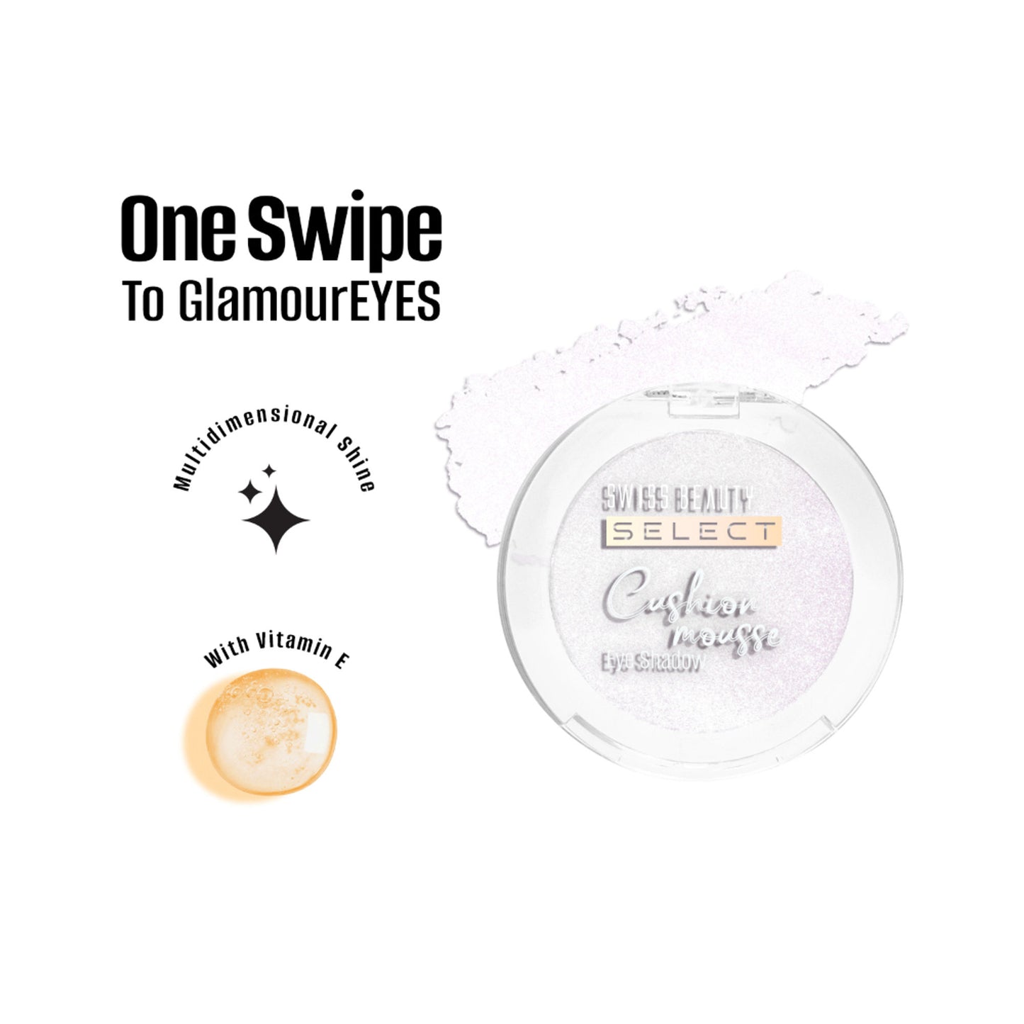 Swiss Beauty Select Cushion Mousse Eyeshadow - 1 Star Gazer