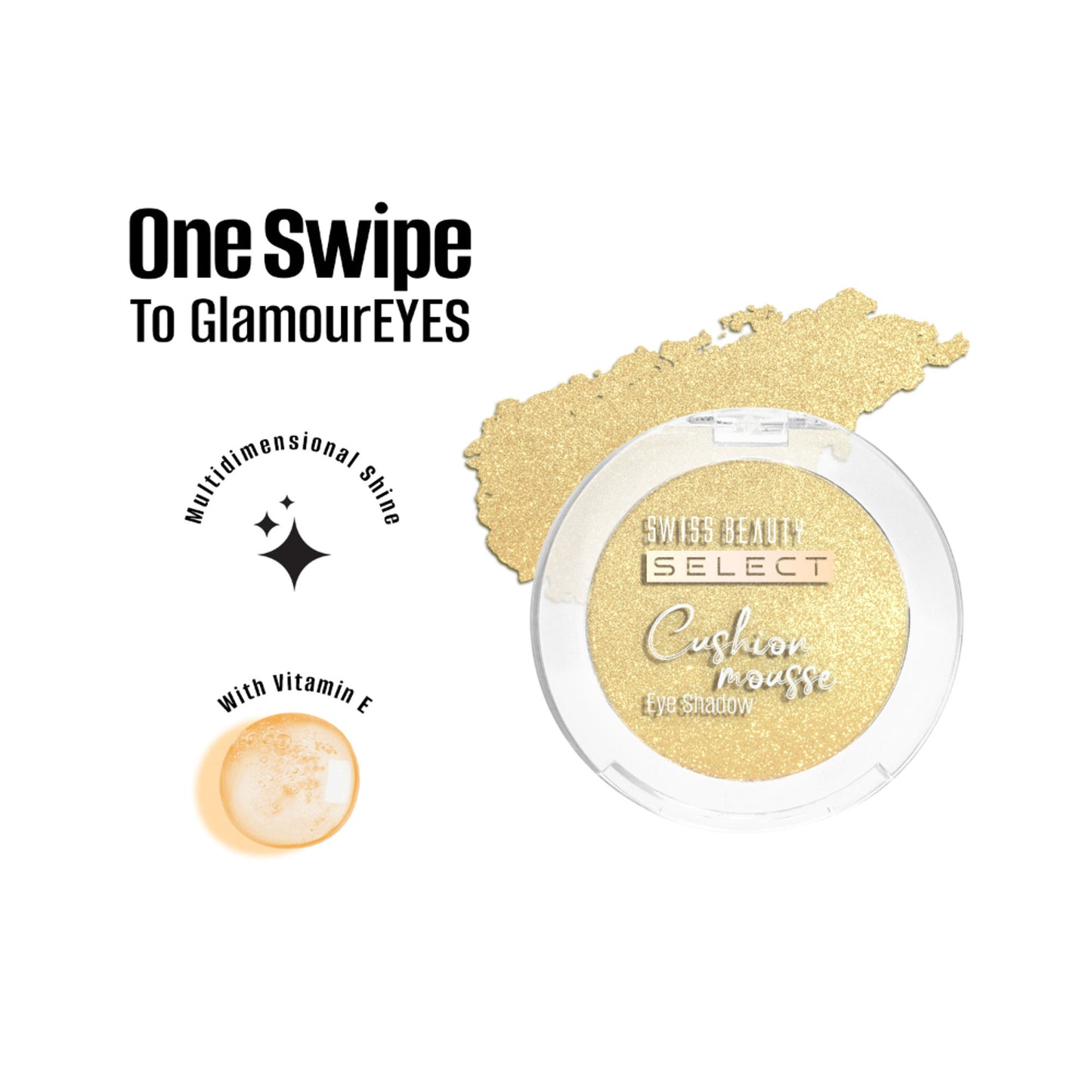 Swiss Beauty Select Cushion Mousse Eyeshadow - 2 Solar Flare