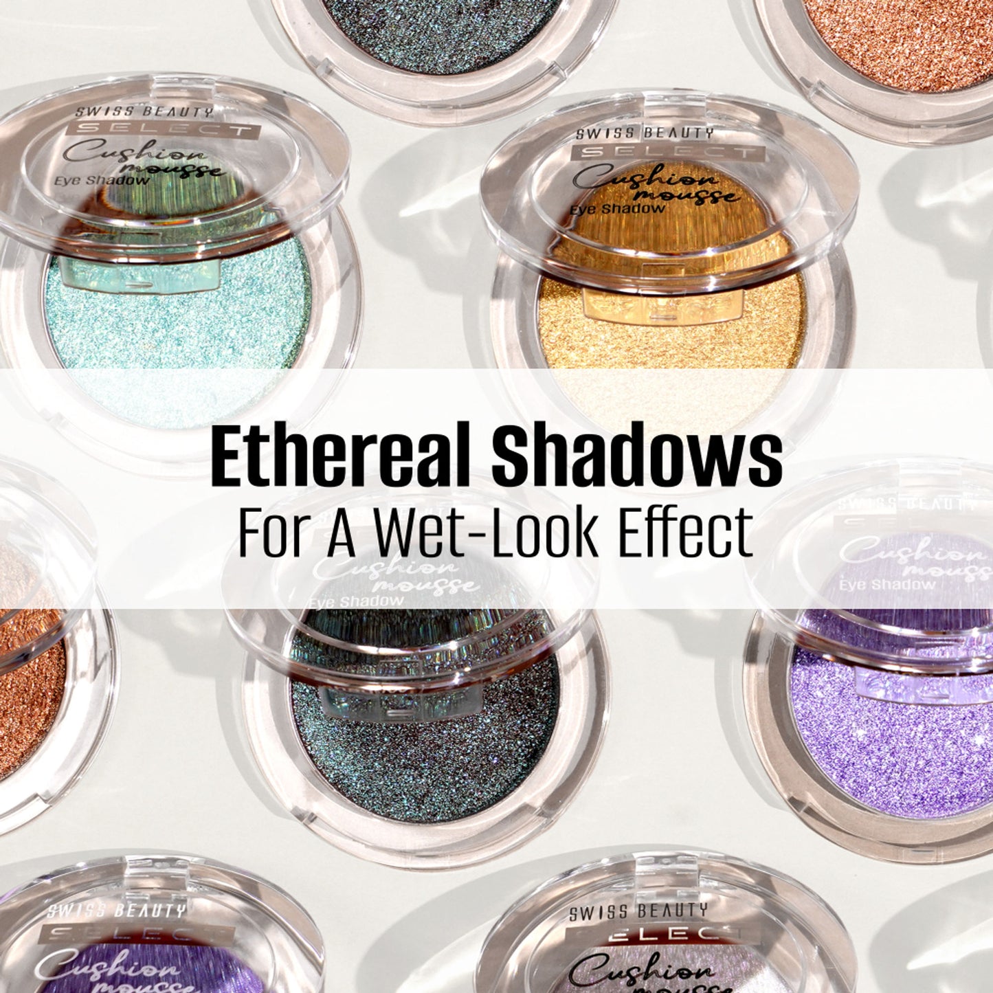 Swiss Beauty Select Cushion Mousse Eyeshadow - 3 Aurora Green