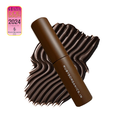 Ruby's Organics Tinted Eyebrow Gel - Dark Brown