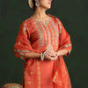 Dhiyona IE Women Ethnic Motifs Embroidered Regular Gotta Patti Kurta with Trousers & With Dupatta