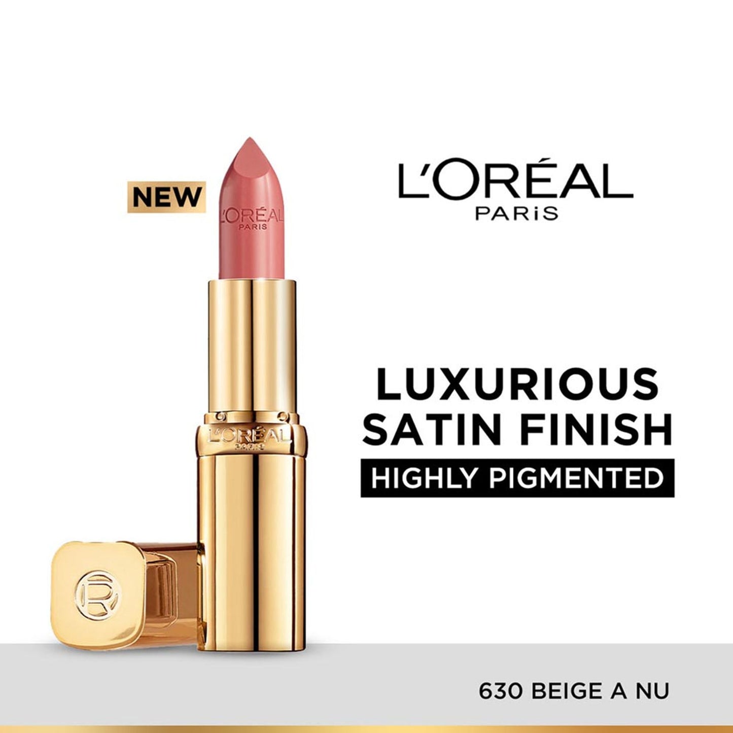 L'Oreal Paris Color Riche Satin Lipstick - 630 Beige A Nu