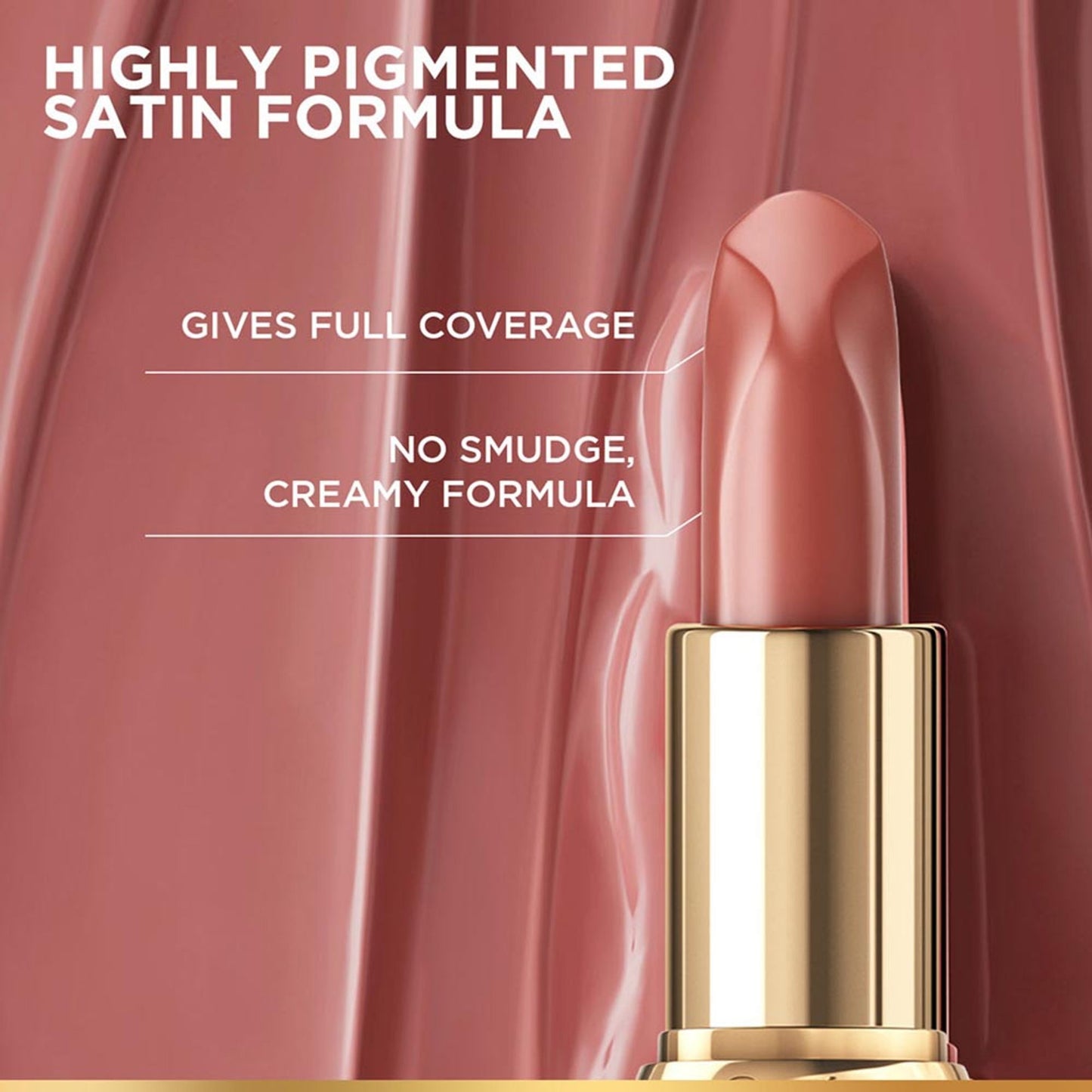 L'Oreal Paris Color Riche Satin Lipstick - 540 Nu Unstoppable