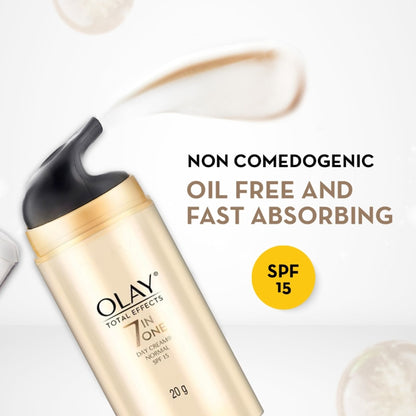 Olay Total Effects Day Cream With SPF 15 Normal, Fights 7 Signs Of Ageing With Niacinamide