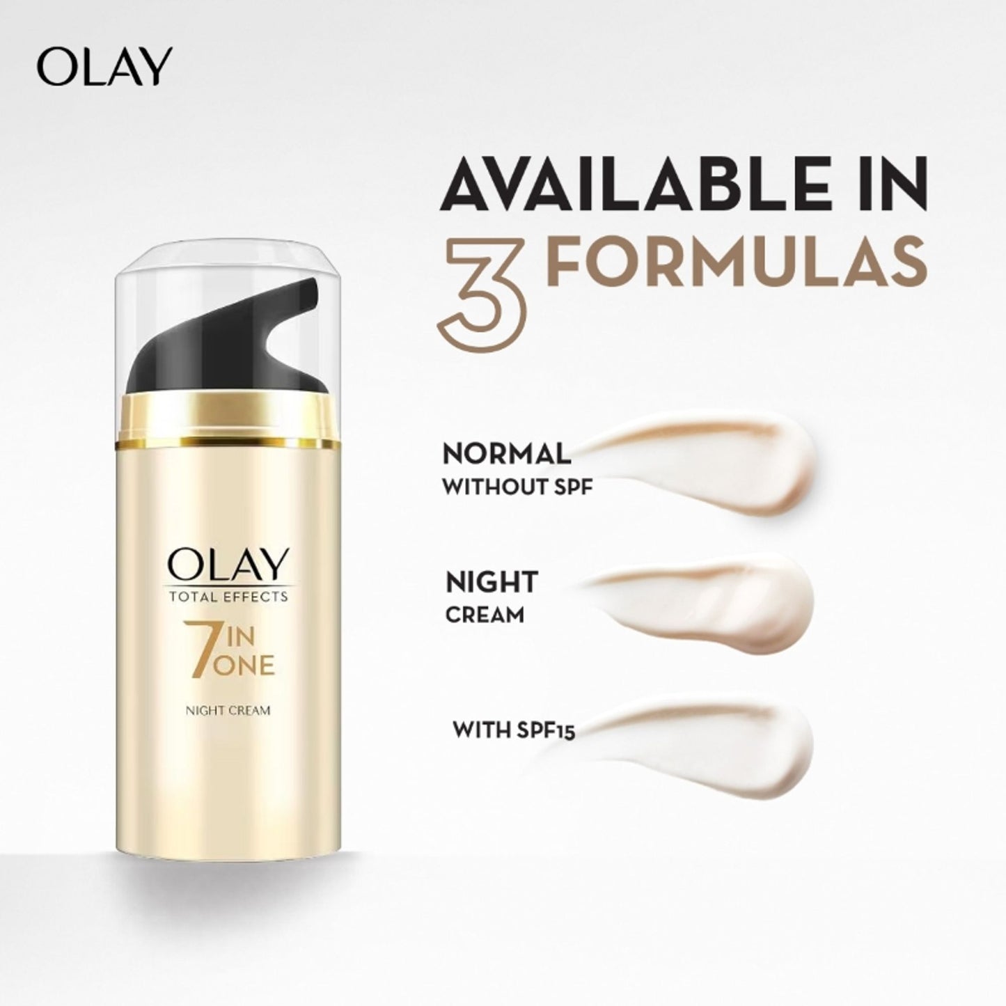 Olay Total Effects Night Cream, Fights 7 Signs Of Ageing With Niacinamide And Green Tea Extracts