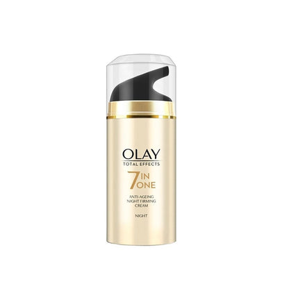 Olay Total Effects Night Cream, Fights 7 Signs Of Ageing With Niacinamide And Green Tea Extracts