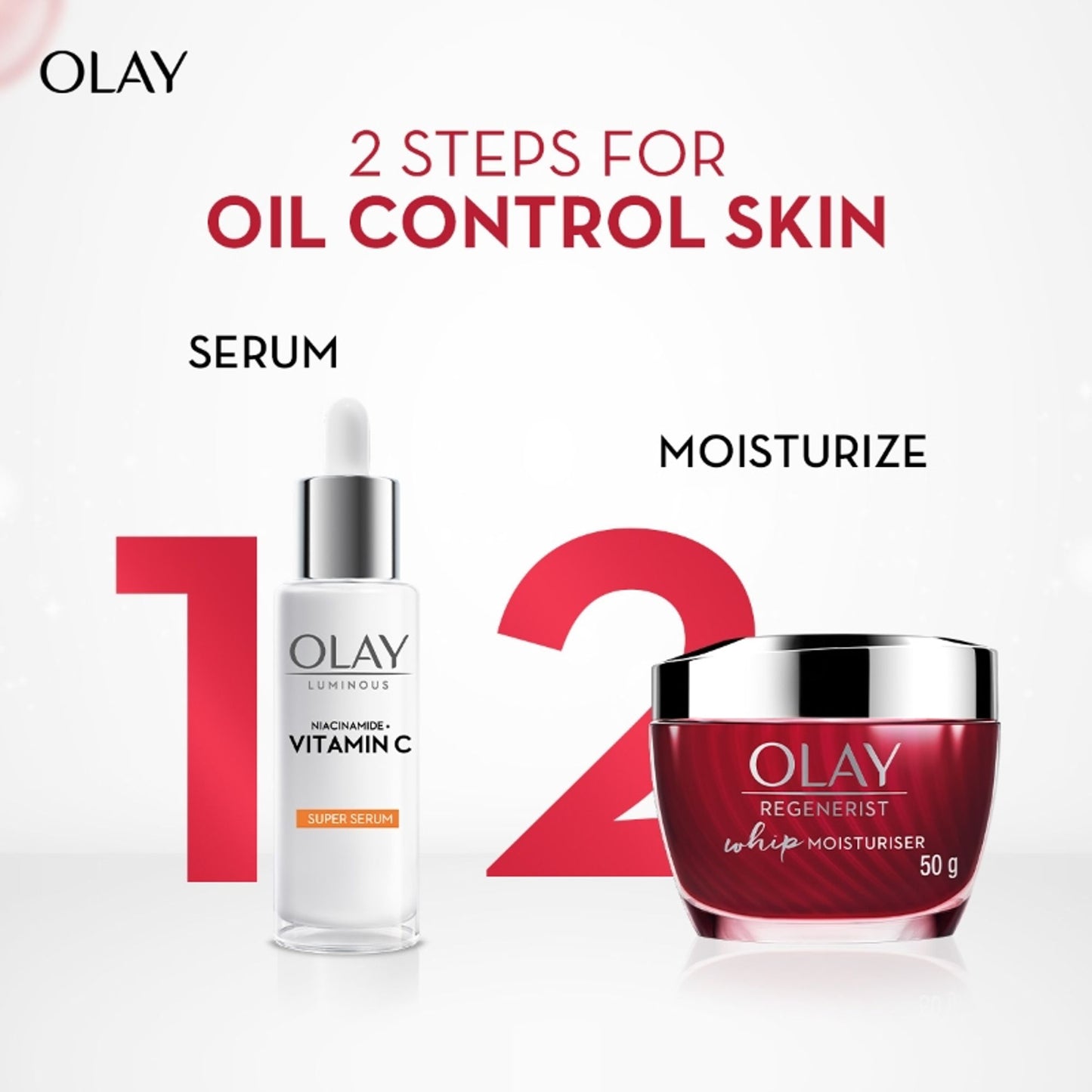 Olay Regenerist Whip Cream With Spf30, Ultra Lightweight For Plump & Bouncy Skin With Niacinamide