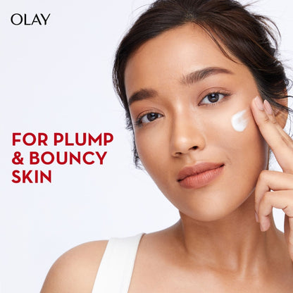 Olay Collagen Peptide Face Serum, Smooth & Plump Skin With Collagen & Niacinamide, Sulphate Free