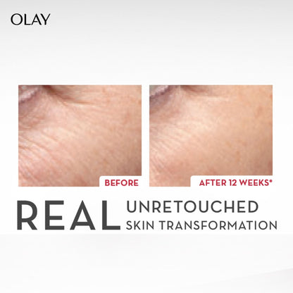 Olay Collagen Peptide Face Serum, Smooth & Plump Skin With Collagen & Niacinamide, Sulphate Free