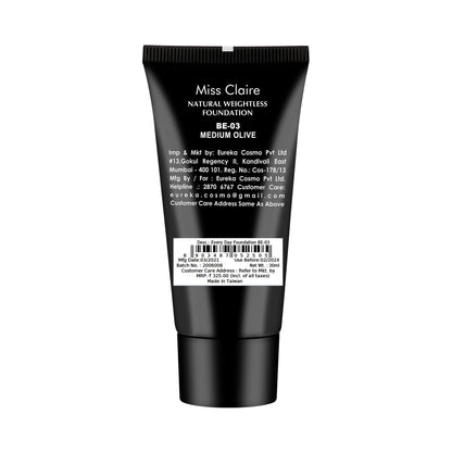 Miss Claire Everyday Foundation - Be-03 Medium Olive
