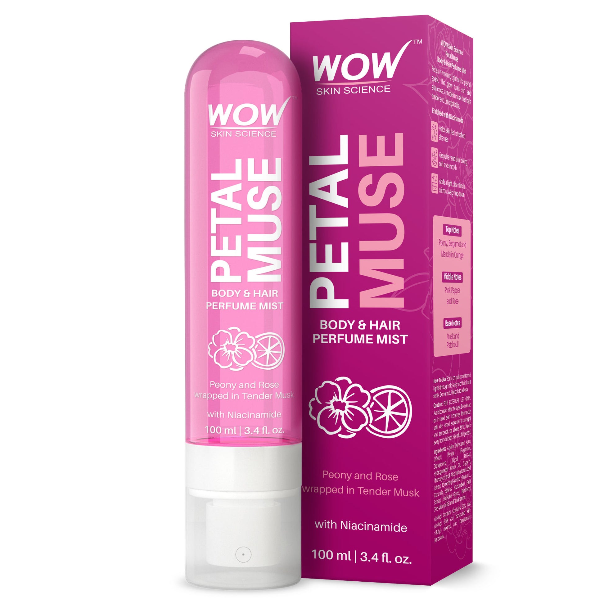 WOW Skin Science Petal Muse Hair & Body Perfume Mist