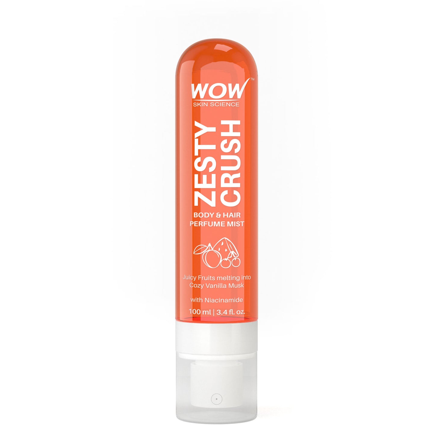 WOW Skin Science Zesty Crush Body & Hair Perfume Mist
