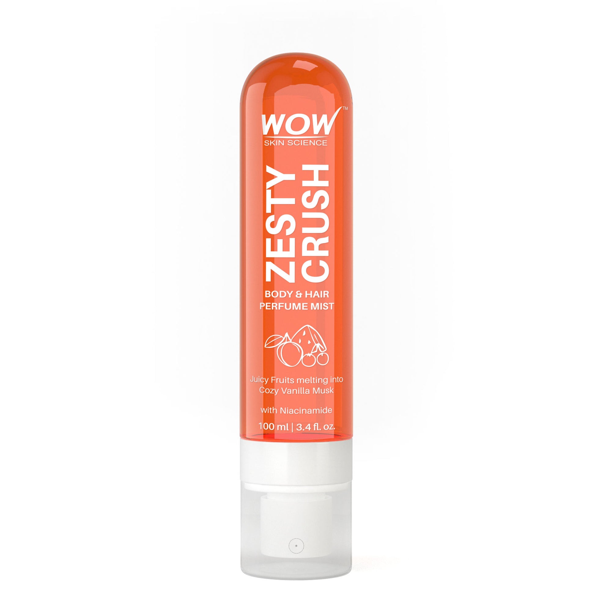 WOW Skin Science Zesty Crush Body & Hair Perfume Mist