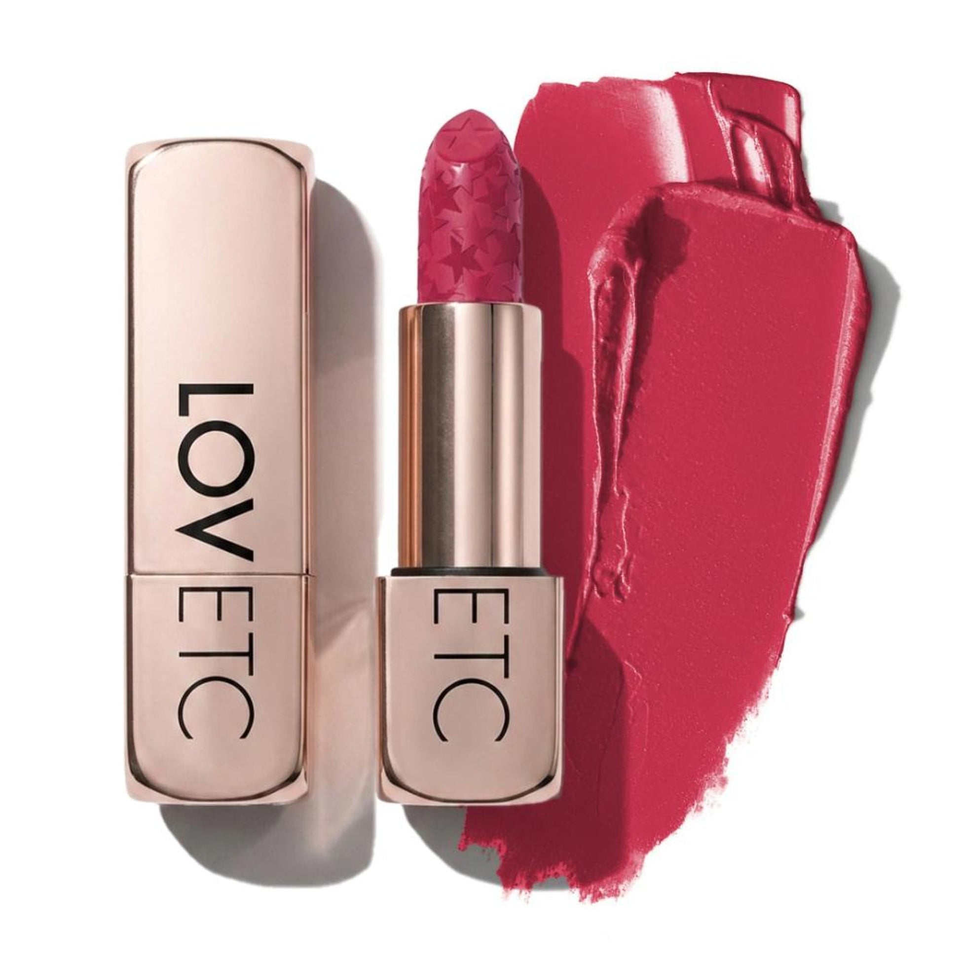LOVETC Moisture Shine Lipstick, High Gloss, Ultra-Creamy & Non-Sticky - Sugar Rush