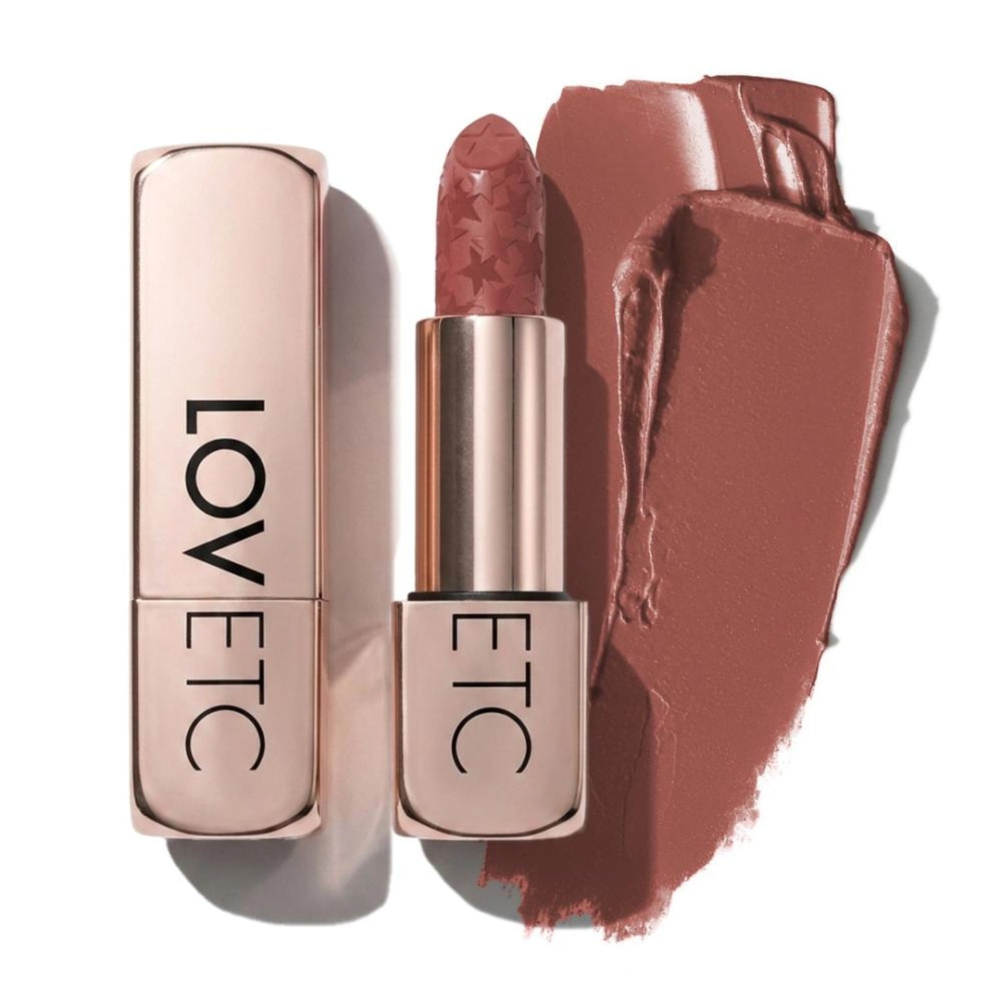 LOVETC Moisture Shine Lipstick, High Gloss, Ultra-Creamy & Non-Sticky - Velvet Toast