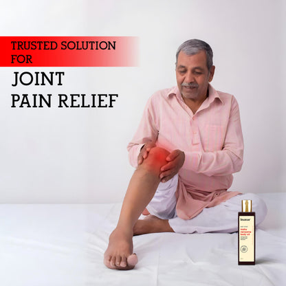 inatur Maha Narayana Ayurvedic Massage Oil with Ashwagandha & Manjistha for Body Pain Relief