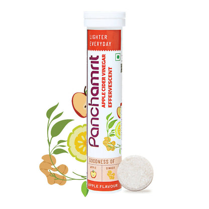 Panchamrit Apple Cider Vinegar Effervescent Tablets-Apple Flavor